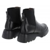 C-7203 Ankle Boots - Black Leather
