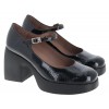 H-4940 Mary-Jane Shoes - Black Leather