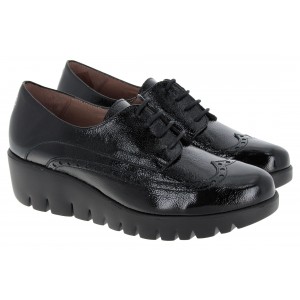 Wonders Goldie C-3350 Wedge Shoes - Black Patent Wonders Goldie C-3350 Wedge Shoes - Black Patent