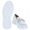 Montreal A-3604 Loafers - Silver Leather