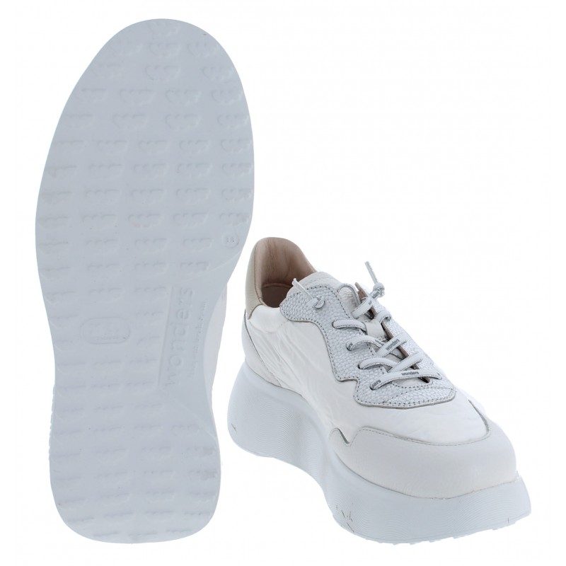 Berlin A-3602 Trainers - White Leather