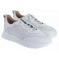 Wonders Cairo A-2460 Trainers - Off White  Leather