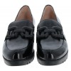 San Marino C-33311 Wedge Shoes - Black Patent