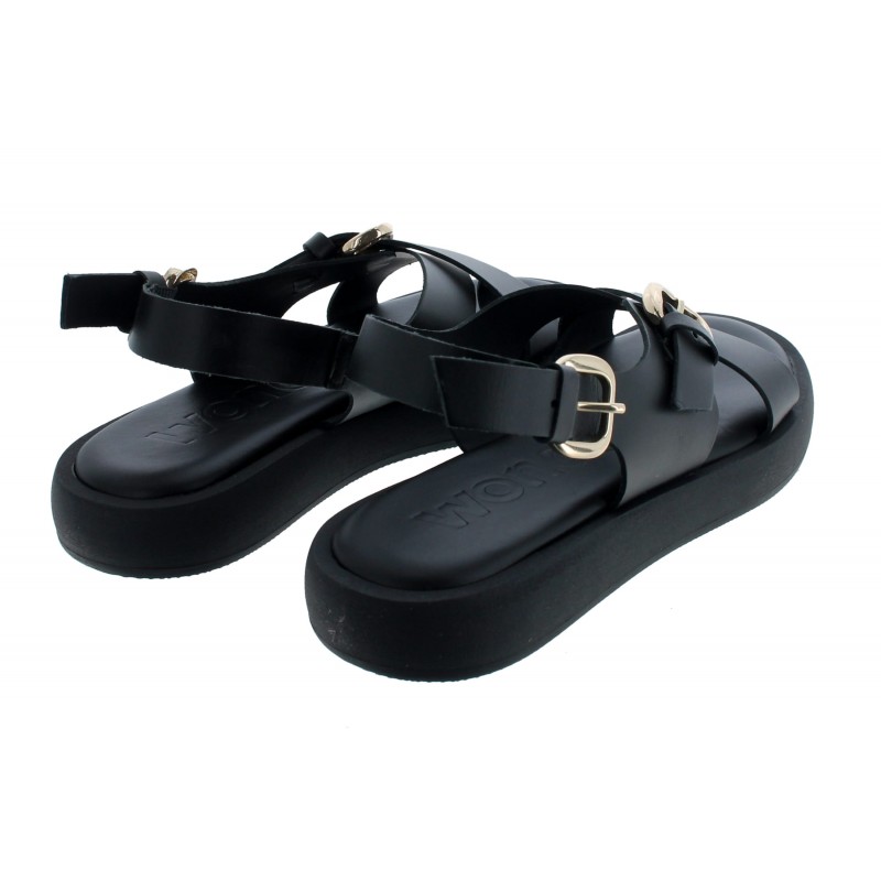 Horizon 32 AB-1332 Sandals - Black Leather Horizon 32 AB-1332 Sandals - Black Leather
