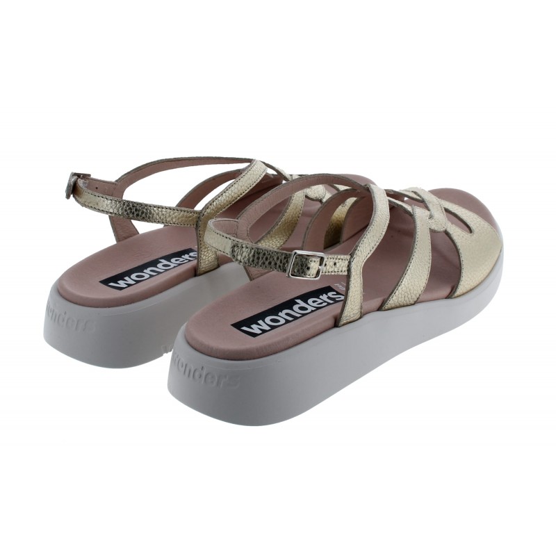 Mar 52 C-6550 Sandals - Gold Leather Mar 52 C-6550 Sandals - Gold Leather