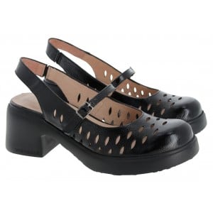Wonders Flytres 30 E-7130 Slingback Shoes - Black Patent Wonders Flytres 30 E-7130 Slingback Shoes - Black Patent