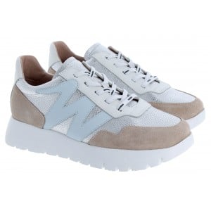 Wonders Odisei 01 A-24101 Trainers - Silver Leather Wonders Odisei 01 A-24101 Trainers - Silver Leather