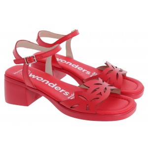 Wonders Moai 01 D-2301 Sandals - Flame Leather Wonders Moai 01 D-2301 Sandals - Flame Leather