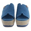 Refresh 171873 Wedge Mules - Navy Textile
