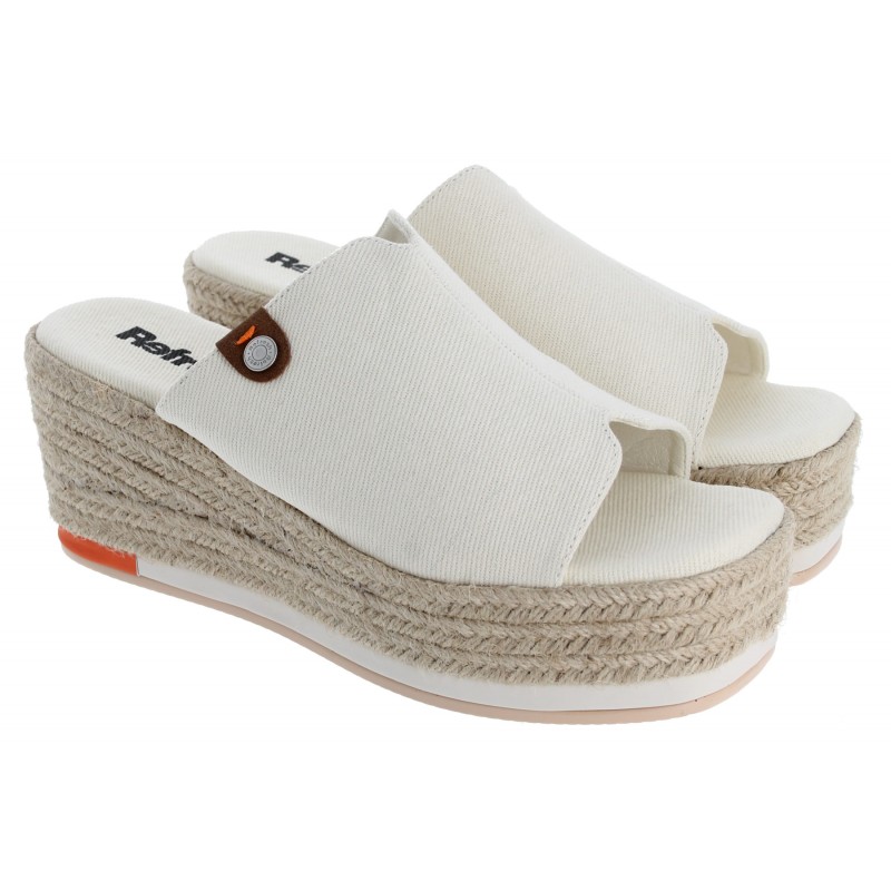 Refresh 171873 Wedge Mules - Ice Textile