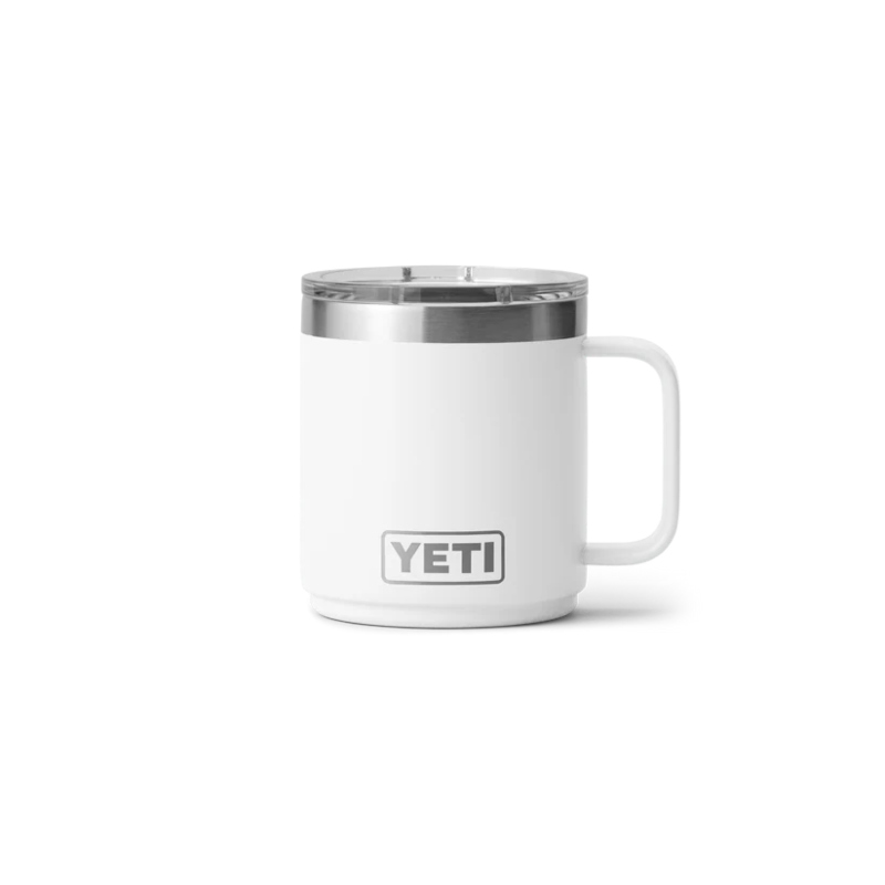 Rambler 10 oz (295 ml) Stackable Mug With DuraSip™ Ceramic Lining - White
