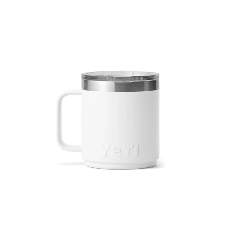 Rambler 10 oz (295 ml) Stackable Mug With DuraSip™ Ceramic Lining - White