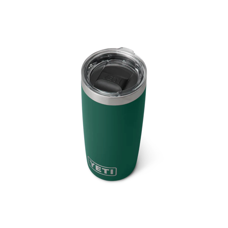 Rambler 10 oz (295 ml) Tumbler With MagSlider™ Lid - Black Forest Green