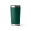 Rambler 20 oz (591 ml) Tumbler With MagSlider™ Lid - Black Forest Green