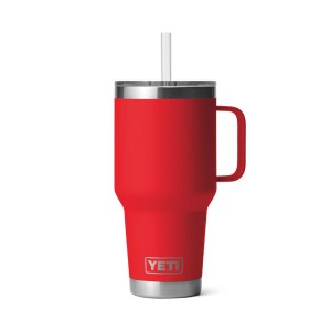 Yeti Rambler 35 oz (1 l) Straw Mug With Straw Lid - Rescue Red