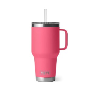 Yeti Rambler 35 oz (1 l) Straw Mug With Straw Lid - Tropical Pink