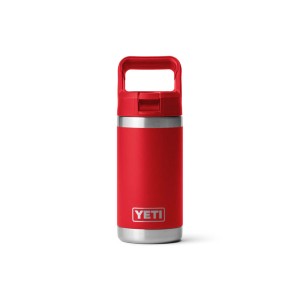 Yeti Rambler Jr 12 oz (355 ml) Kids' Bottle With Colour-Matched Straw Cap - Rescue Red