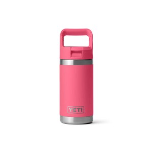 Yeti Rambler Jr 12 oz (355 ml) Kids' Bottle With Colour-Matched Straw Cap - Tropical Pink
