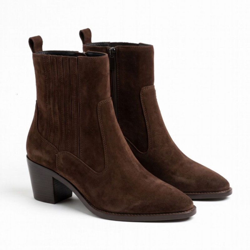 56531161 Anklle Boots - Mogano Suede