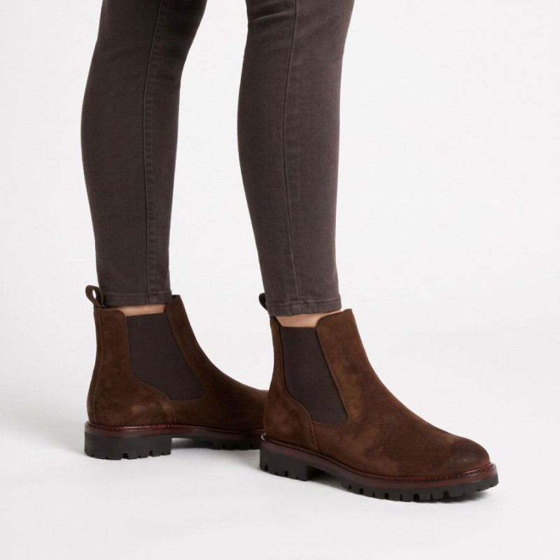 57001161 Chelsea Boots - Mogano Suede 57001161 Chelsea Boots - Mogano Suede