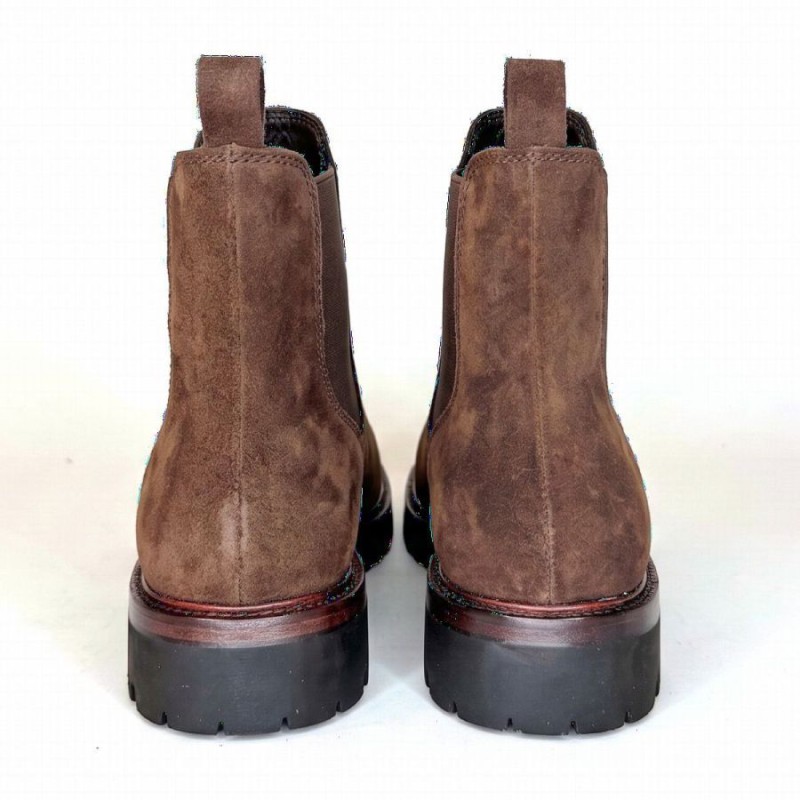 57001161 Chelsea Boots - Mogano Suede 57001161 Chelsea Boots - Mogano Suede