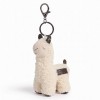 Animal Key Chain UAC0317 - Cream Llama Textile Animal Key Chain UAC0317 - Cream Llama Textile