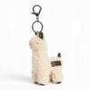Animal Key Chain UAC0317 - Cream Llama Textile Animal Key Chain UAC0317 - Cream Llama Textile