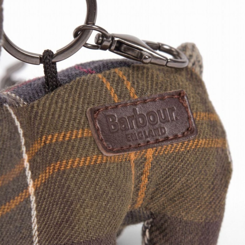 Animal Key Chain UAC0317 - Tartan Rabbit Textile