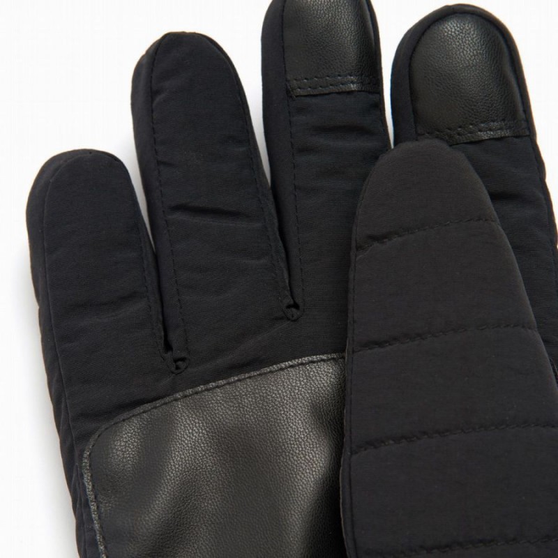 Banff Quilted Gloves MGL0110 – Black Textile