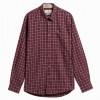 Bank Regular Long-Sleeved Shirt MSH2125 - Burgundy