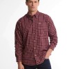 Bank Regular Long-Sleeved Shirt MSH2125 - Burgundy