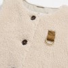 Bowes Fleece Gilet LGI0228 - Ecru Textile