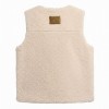 Bowes Fleece Gilet LGI0228 - Ecru Textile