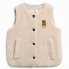Bowes Fleece Gilet LGI0228 - Ecru Textile