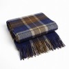Brack Patchwork Tartan Wool Scarf USC0387 - Navy