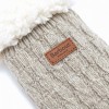Cable Knit Lounge Socks LAC0297 - Light Grey Marl