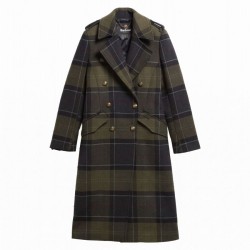 Barbour Cottesmore Wool Coat LWO0268 - Navy