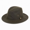 Crayton Waxed Safari Hat MHA0975 - Green