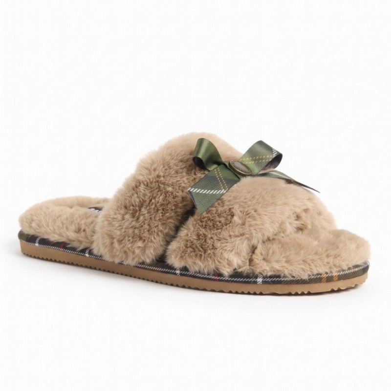 Eleanora Slipper LSL003 8 Slippers - Taupe Eleanora Slipper LSL003 8 Slippers - Taupe