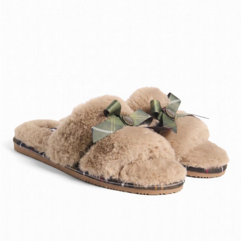 Eleanora Slipper LSL003 8 Slippers - Taupe Eleanora Slipper LSL003 8 Slippers - Taupe