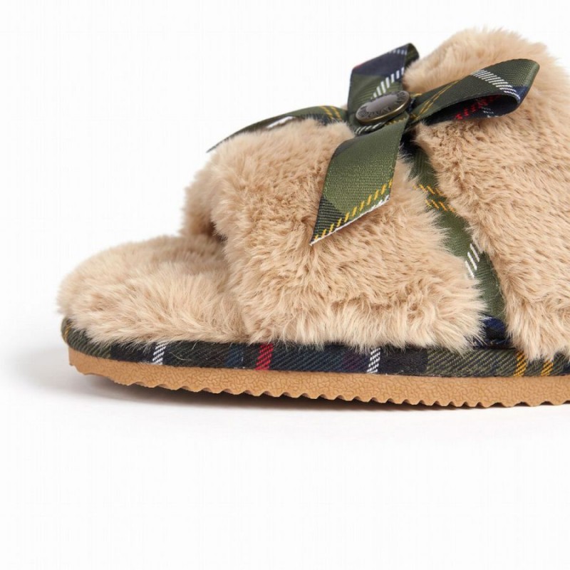 Eleanora Mule Slipper LSL003 - Beige