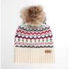 Holly Beanie & Gloves Gift Set LGS0109 - Antique White