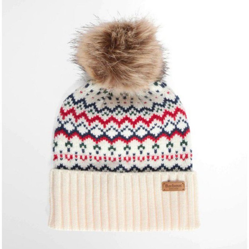 Holly Beanie & Gloves Gift Set LGS0109 - Antique White