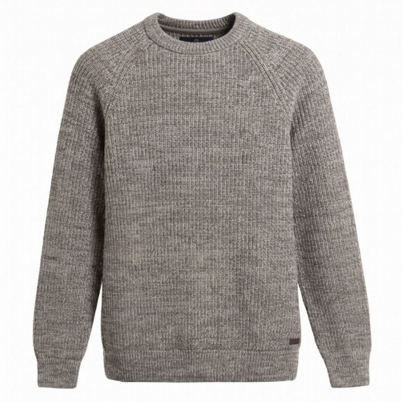 Horseford Crew Neck Jumper MKN1113 - Shadow Green