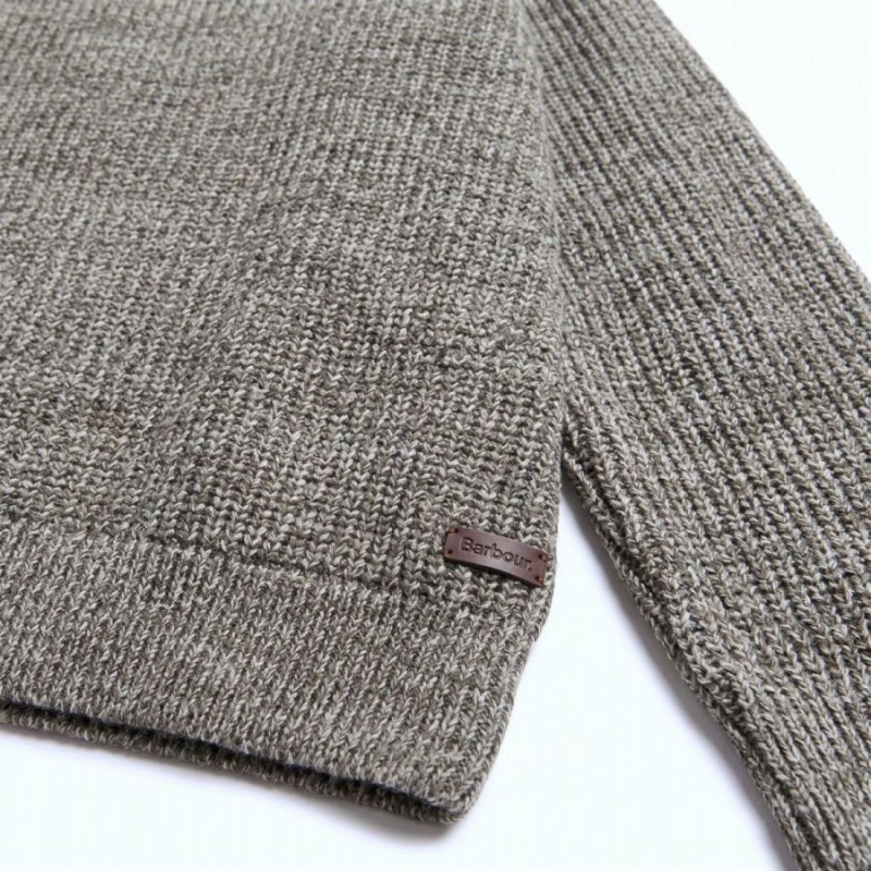 Horseford Crew Neck Jumper MKN1113 - Shadow Green