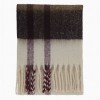 Isla Tartan Boucle Scarf LSC0293 – Ecru Muted Tartan