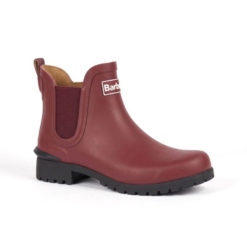 Kirkton Chelsea Wellington Boots LRF0104 - Fig Rubber