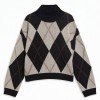 Marlow Argyle Wool Jumper LKN1833 - Multi