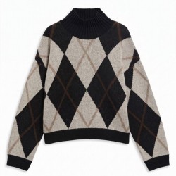 Barbour Marlow Argyle Wool Jumper LKN1833 - Multi Barbour Marlow Argyle Wool Jumper LKN1833 - Multi