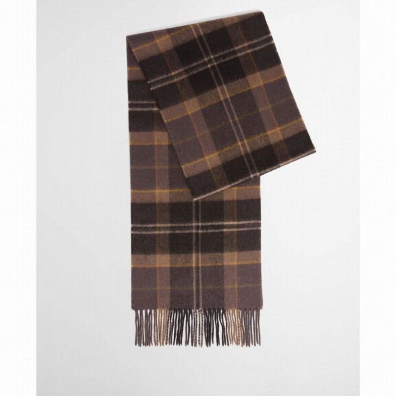 Mineral Tartan Scarf USC0405 – Dried Bracken